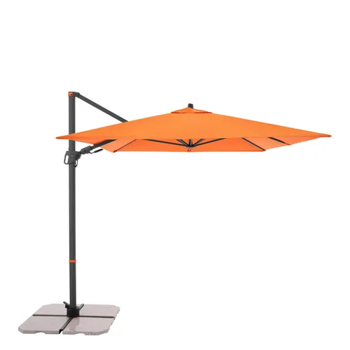 Doppler Pendelschirm myZone AX ca. 320 cm x 240 cm Orange 8-teilig
