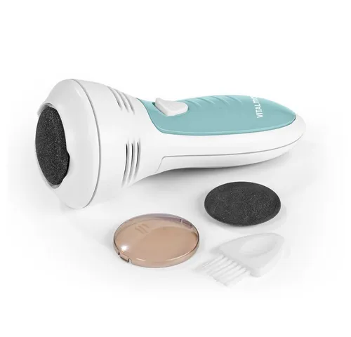 VITALmaxx Hornhautentferner mit Saugfunktion - Hornhautentferner mit automatischer Saugfunktion für hygienische Fußpflege. Genießen Sie saubere, sanfte und sichere Anwendung ohne Schmutz!