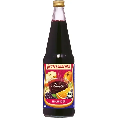 Holunderpunsch 0,7l inkl. 15 Cent Pfand | BEUTELSBACHER