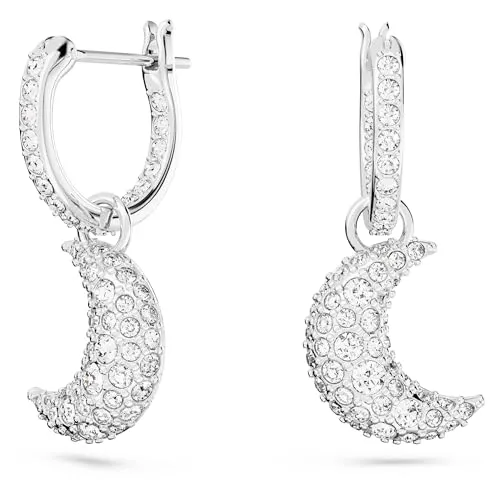 Swarovski Sublima Drop-Ohrhänger - Elegante Damenohrringe mit strahlenden Swarovski Kristallen, ideal für jeden Anlass und perfekt als Geschenk, Maße: 2.5 x 1.1 cm.