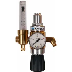 Druckregler ECOMAT 2000 mit Flowmeter und Gassparventil - Schweißzubehör zur Senkung der Schutzgaskosten, mit Gassparvorrichtung zur Reduzierung des Gasverbrauchs um bis zu 30 % bei Punkt- & Heftschweißungen.