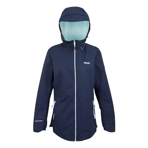 Regatta Regenjacke "Hamara IV" - Dunkelblau, Größe 42 - Funktionsjacken mit Isotex-Technologie, wasserdicht und atmungsaktiv für optimalen Schutz bei jedem Wetter.