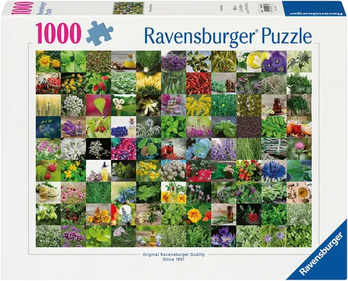 Ravensburger Puzzle 99 Kräuter und Gewürze, 1000 Puzzleteile, Made in Germany