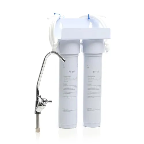 Naturewater NW-2-PPUF Wasserfilter Untertisch 2 Stufen - Effizienter 2-Stufen Wasserfilter für sauberes Trinkwasser. Mit Quick-change-System für einfache Installation und flexible Filteranpassung – ideal für jeden Haushalt.