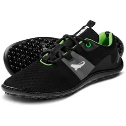 Leguano SPINWYN Barfußschuh - Sportlicher Freizeitschuh für Maschinenwäsche geeignet, atmungsaktiv und ideal für aktive Tage. Größe 36 EU, Farbe schwarz.