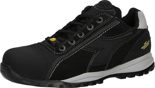 Diadora Glove Tech Low Pro schwarz S3 Gr. 38 - Arbeitsschuhe der Sicherheitsklasse S3, atmungsaktives Perwanger-Leder, hohe Strapazierfähigkeit und optimaler Komfort für Bau und Handwerk.
