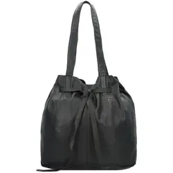 Greenburry Beuteltasche Eva Nappa NR-2M schwarz - Handtasche aus weichem Nappaleder, stilvoll und geräumig mit 17 l Volumen – perfekt für den Alltag und besondere Anlässe.