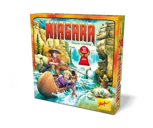 Zoch Spiel Niagara bunt - Spannendes Gesellschaftsspiel für 3-5 Spieler, ideal für Familienabende und mit einer Spieldauer von 45 Minuten