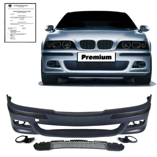 Front Stoßstange für BMW 5er E39 Limo Touring *ABE* - Hochwertige Polypropylen Stoßstange für vorne, Hersteller JOM, ideal für einen sportlichen Look und optimalen Schutz.