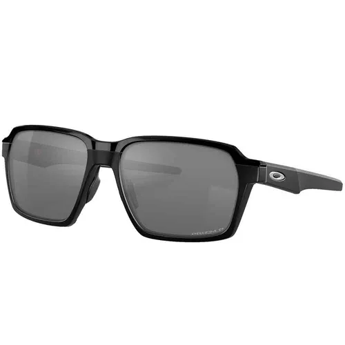Oakley Parlay Sonnenbrille Brille Aluminium Schwarz Polarisiert OO4143-0458 NEU