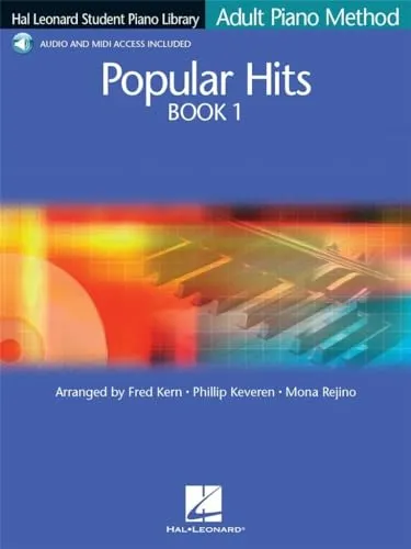 Adult Piano Method - Popular Hits Book 1 (Book & Online Audio): Noten, E-Bundle, Download (Audio), Sammelband für Klavier (Hal Leonard Student Piano ... Leonard Student Piano Library Adult Method