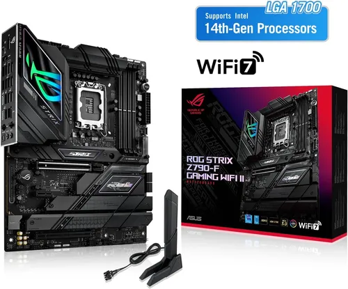 ASUS ROG Strix Z790-F Gaming WIFI II Mainboard - ATX, Intel Z790, 4x DDR5, optimiert für Gaming und hohe Leistung