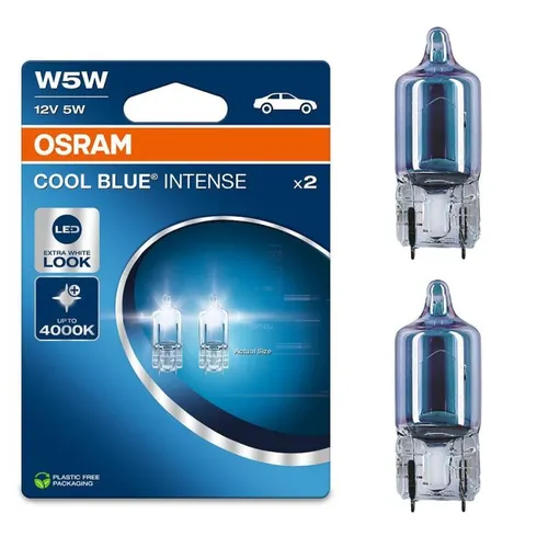 Osram Cool Blue Intense Standlicht weiß blau Birne Leuchtmittel Glühbirne WY5W 2