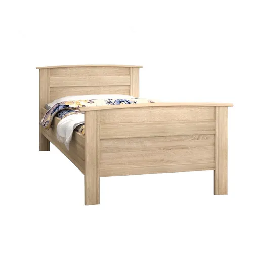 VAJA Komfortbett Seniorenbett Odilia Eiche Sonoma Nachbildung 100x200
