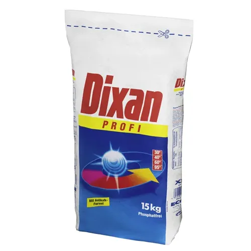 Ecolab Dixan Profi 15 kg Waschpulver - Waschpulver für Großverbraucher, effektiv gegen alle Arten von Schmutz, ideal für alle Waschmaschinen und Temperaturen, besonders ergiebig bereits bei 40°C.