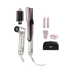 Shark Glam Multistyler HD6051SEU - Vielseitiger Styling-Allrounder - Lockenstäbe mit 3-in-1-Funktion für glatte Haare, Wellen und Locken – perfekt für jeden Look!