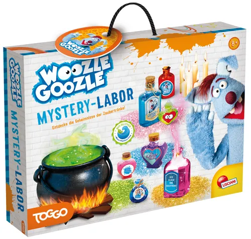 Lisciani DE106189WG - Woozle Goozle Mystery-Labor - Experimentierkasten für magische Experimente und Zaubertränke, ideal für kleine Wissenschaftler und kreative Köpfe.