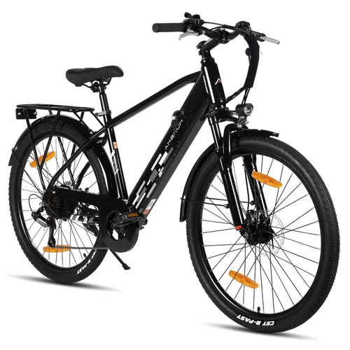 Hiland 26 Zoll Elektro Mountainbike mit 250W Motor und 7-Gang Schaltung - Robustes E-MTB mit 250W Motor und 36V 7.8Ah Batterie für lange Fahrten. Zuverlässige Scheibenbremsen und 7-Gang Schaltung sorgen für Sicherheit und Flexibilität auf jedem Terrain.