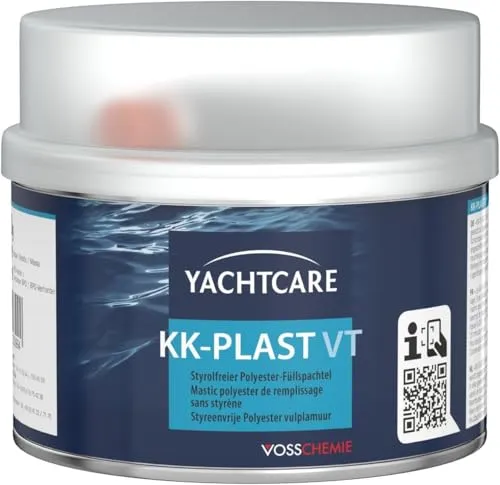 Yachtcare Füllspachtel 500g styrolfrei – 2K Polyesterspachtel für vielseitige Anwendungen - STYROLFREIE FORMEL: Der 2-K Spachtel trocknet schnell, hat ein hohes Füllvermögen und ist leicht schleifbar. Ideal für Beulen und Risse in Metall, Holz und GFK – perfekt für Auto, Boot und Möbel.