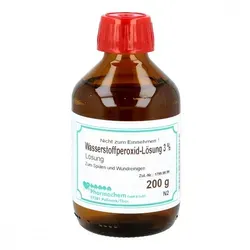 Wasserstoffperoxid Lösung 3% - Arzneimittel zur Desinfektion und Wundreinigung, ideal zur schonenden Pflege von Haut und Schleimhäuten.