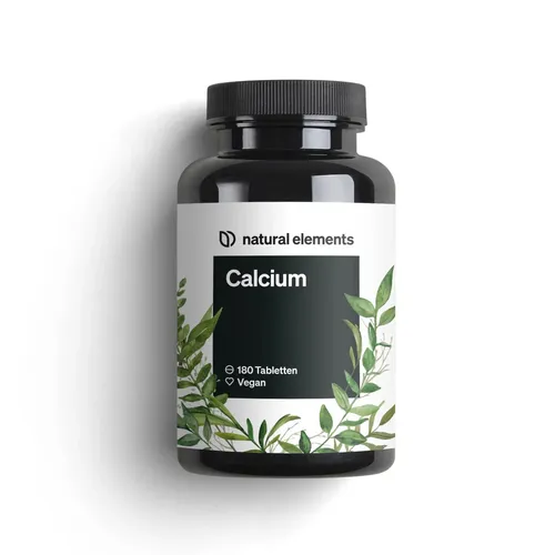 Calcium Tabletten - 180 Tabletten für 3 Monate - Vitamine & Mineralien, unterstützt die Knochengesundheit und sorgt für starke Zähne.