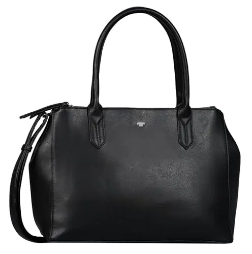 TOM TAILOR Roma Damen Shopper Umhängetasche - Umhängetasche aus hochwertigem Lederimitat, mit 2 Reißverschlussfächern für optimale Organisation und verstellbarem Schulterriemen für flexiblen Tragekomfort.