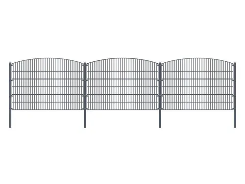 HOME DELUXE Doppelstabmattenzaun BERG anthrazit - Doppelstabmattenzaun in Anthrazit, 120 cm hoch und 1000 cm lang, bietet hohe Stabilität und Langlebigkeit für Ihren Garten.