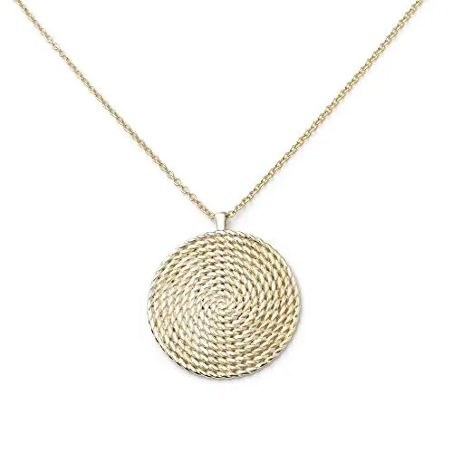 Heideman Halskette Damen Clari aus Edelstahl - Elegante Halskette für Damen mit goldfarbener, mattierter Oberfläche und Perlenanhänger. Hergestellt aus hautsympathischem Edelstahl, ideal für jeden Tag.