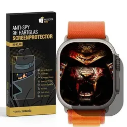 5x ANTI-SPY 9H Panzerglas für Apple Watch Ultra 49 mm - Zubehör für Tablet PCs mit Anti-Spy Blickschutz und 9H Härte für ultimativen Displayschutz. Schütze dein Display vor Kratzern und neugierigen Blicken!