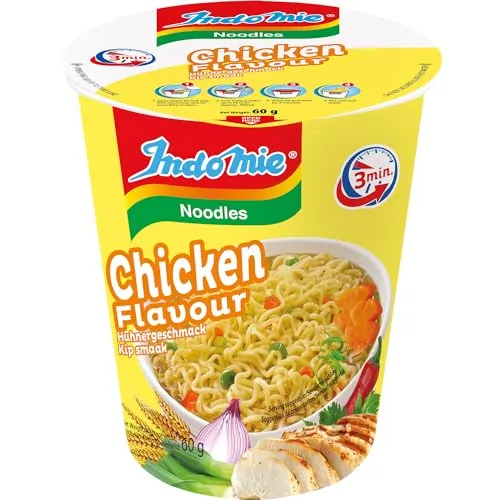 INDOMIE - Instant Cup Nudeln Huhn - 1 X 60 GR