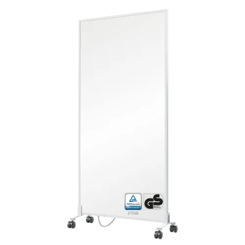 BR Bringer Infrarotheizung Standgerät - 1200 Watt - Mobile Elektroheizung mit TÜV geprüfter Qualität - Moderne Infrarotheizung mit CarbonCrystal Heizelement für schnelle Wärmeverteilung. Flexibel als Standgerät einsetzbar, dank praktischer Rollen und stabiler Standfüße. Ideal für jeden Raum.
