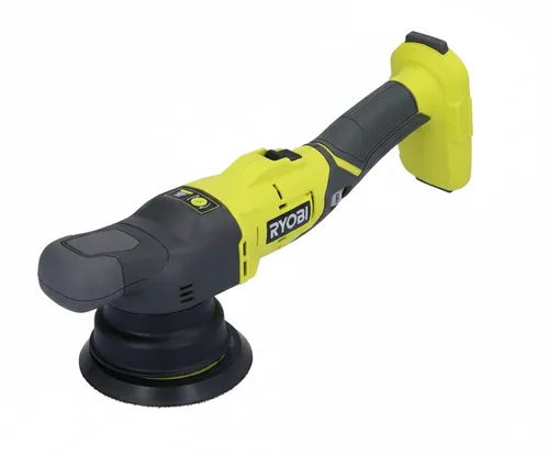 RYOBI 18 V ONE+ Akku-Exzenter-Polierer PRO R18P-0 - 125 mm Polierteller, variable Drehzahl für schnelle Kratzer-Entfernung und Hochglanzpolieren, ohne Akku und Ladegerät