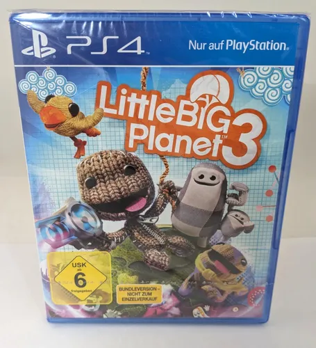 Little Big Planet 3 - Action-Adventure für PlayStation 4 mit neuen spielbaren Charakteren, jeder mit einzigartigen Fähigkeiten. Erlebe kreative Abenteuer im Multiplayer-Modus für bis zu vier Spieler!