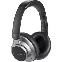 Anker Soundcore Space NC Wireless Headphones - Schwarz - Stereokopfhörer mit Hybrid ANC und Touch Control für erstklassigen Sound. 20 Stunden kabellose Wiedergabe, erweiterbar auf 50 Stunden mit Kabel. Ideal für Musikliebhaber und unterwegs!