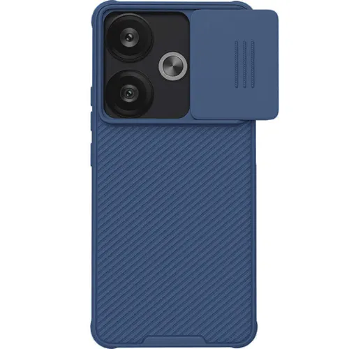 Handyhülle für Xiaomi Poco F6 / Redmi Turbo 3 Nillkin Case Cover Etui Dunkelblau