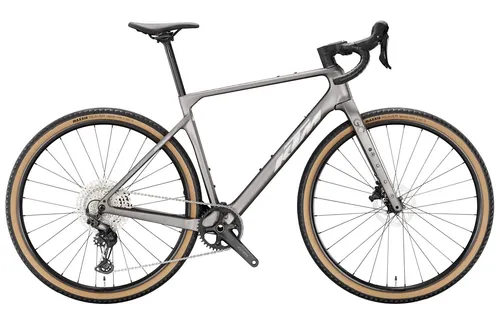 KTM Gravelator Pro grau 2026 - 28" - 55 cm - Rennrad mit hochwertigem Aluminiumrahmen, ideal für Abenteuer auf und abseits der Straße.