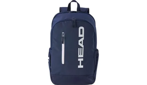 HEAD Base Backpack 17L, navy - Stylischer Tennisschläger-Rucksack - Tennisschläger-Rucksack mit praktischem Schlägerfach für bis zu 2 Schläger, geräumigem Hauptfach und vielseitigen Stauraumoptionen – ideal für den Tennisplatz.