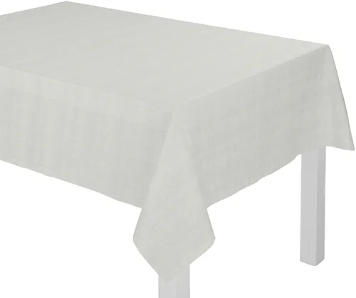 Wirth Tischdecke "WIESSEE" 80x80 cm, weiß, eckig - Die Wirth Tischdecke "WIESSEE" bringt Landhausflair in Ihr Zuhause. Aus hochwertigem Baumwoll-Mix gefertigt, ist sie ideal für stilvolle Tischgestaltungen. Pflegeleicht und vielseitig einsetzbar!