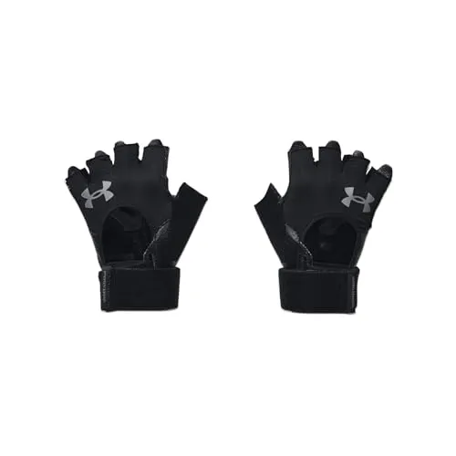 Under Armour M's Weightlifting Gloves - Atmungsaktive Herren Handschuhe in Schwarz - Laufhandschuhe und Walking Handschuhe mit Iso-Chill-Netzstoff für kühlenden Komfort und optimalem Schutz beim Gewichtheben.