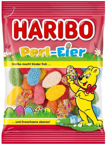 Haribo Perl Eier Ostereier Fruchtgummi Gelee Perleier - 200 Gramm