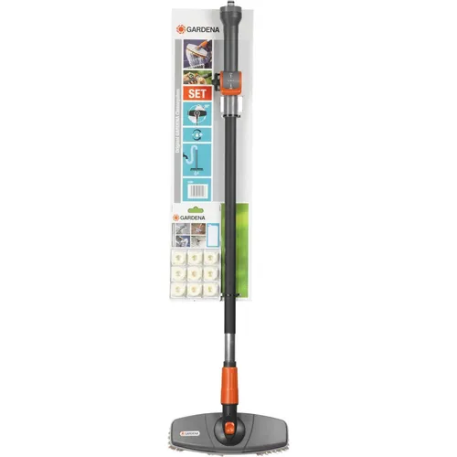 Gardena Autowasch Set Cleansystem - Komplettes Set mit Waschbürste, 90 cm Wasserstiel und Shampoo für eine gründliche Autowäsche. Ideal für die Pflege Ihres Fahrzeugs.