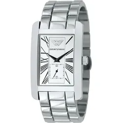 Emporio Armani Herren Uhr AR0145 - Elegante Armbanduhr mit Edelstahl-Gehäuse und Quarzwerk, ideal für modebewusste Individualisten, die Stil und Funktionalität schätzen.