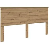 vidaXL Kopfteil Artisan-Eiche 180 cm - Modernes Design für dein Schlafzimmer - Elegantes Kopfteil aus robustem Holzwerkstoff, das deinem Schlafzimmer einen modernen Akzent verleiht. Einfach zu montieren und pflegeleicht – die perfekte Kombination aus Stil und Funktionalität.