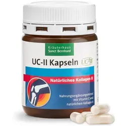 Sanct Bernhard UC-II®-Kapseln mit Vitamin C - Kollagen-Präparat mit natürlichem Typ-II-Kollagen und Vitamin C für gesunde Gelenke und Haut, 60 Kapseln für optimale Unterstützung.