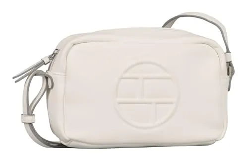 TOM TAILOR Mini Bag Rosabel - Stilvolle Camera Bag mit TH-Logo - Umhängetasche aus hochwertigem Lederimitat, modern mit Reißverschlussöffnung, ideal für den Alltag. Erhältlich in 4 Farben, inklusive trendigem silver metallic.