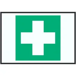 HB-Druck Erste Hilfe Symbol Schild A1 Rückseite selbstklebend