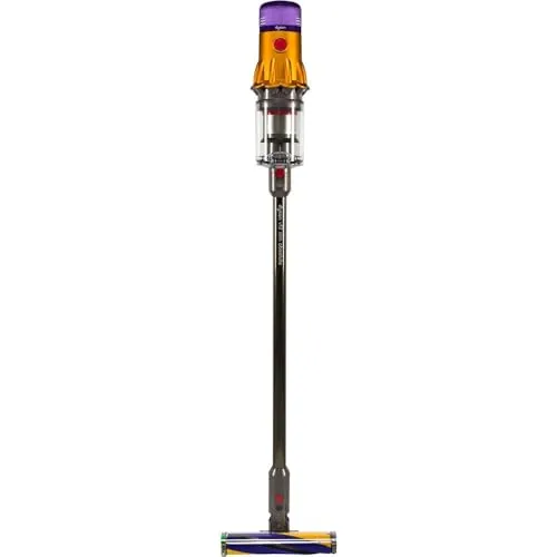 Dyson V12 Detect Slim Absolute - Kabelloser Akku-Handstaubsauger - Kabelloser Staubsauger mit 60 Minuten Laufzeit, ideal für Teppichreinigung und Tierhaarentfernung. Inklusive Slim Fluffy Bodendüse und praktischem Zubehör.
