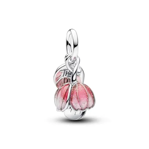 Pandora Charm Blume 764453C01 – Eleganter Schmuck mit Kristallen - Der Pandora Charm-Anhänger Blume 764453C01 besticht durch sein florales Design und hochwertige Materialien. Ideal für individuelle Styles und Kombinationen, verleiht er jedem Outfit eine elegante Note.