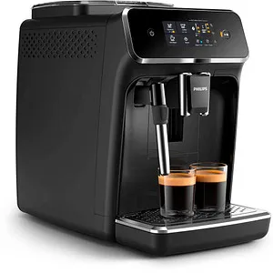 Philips Kaffeevollautomat Series 2200 EP2224/10 - mit Milchaufschäumdüse und Heißwasserfunktion, intuitives Touchscreen Bedienfeld und energiesparend