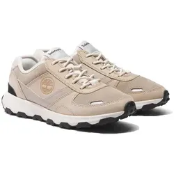 Sneaker TIMBERLAND "WINSOR PARK LOW LACE UP SNEAKER", Gr. 47,5, lt bei nubuck, Leder, Synthetik, sportlich, Schuhe